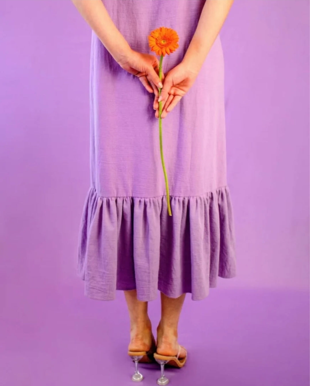 Vestido Malva 100%Algodón