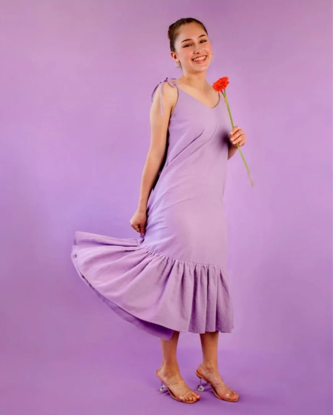 Vestido Malva 100%Algodón