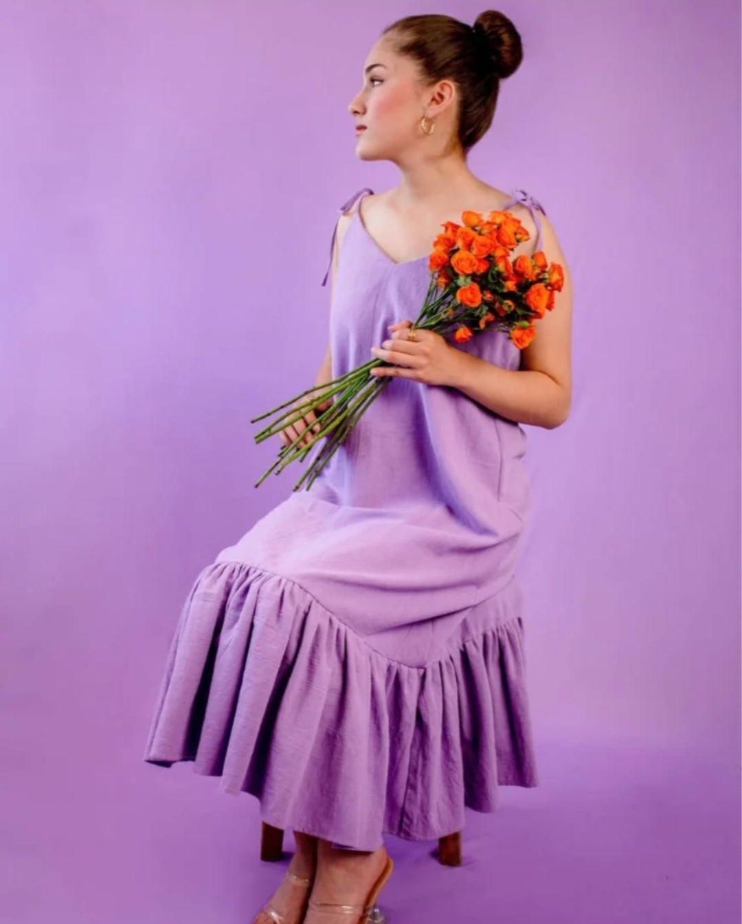 Vestido Malva 100%Algodón