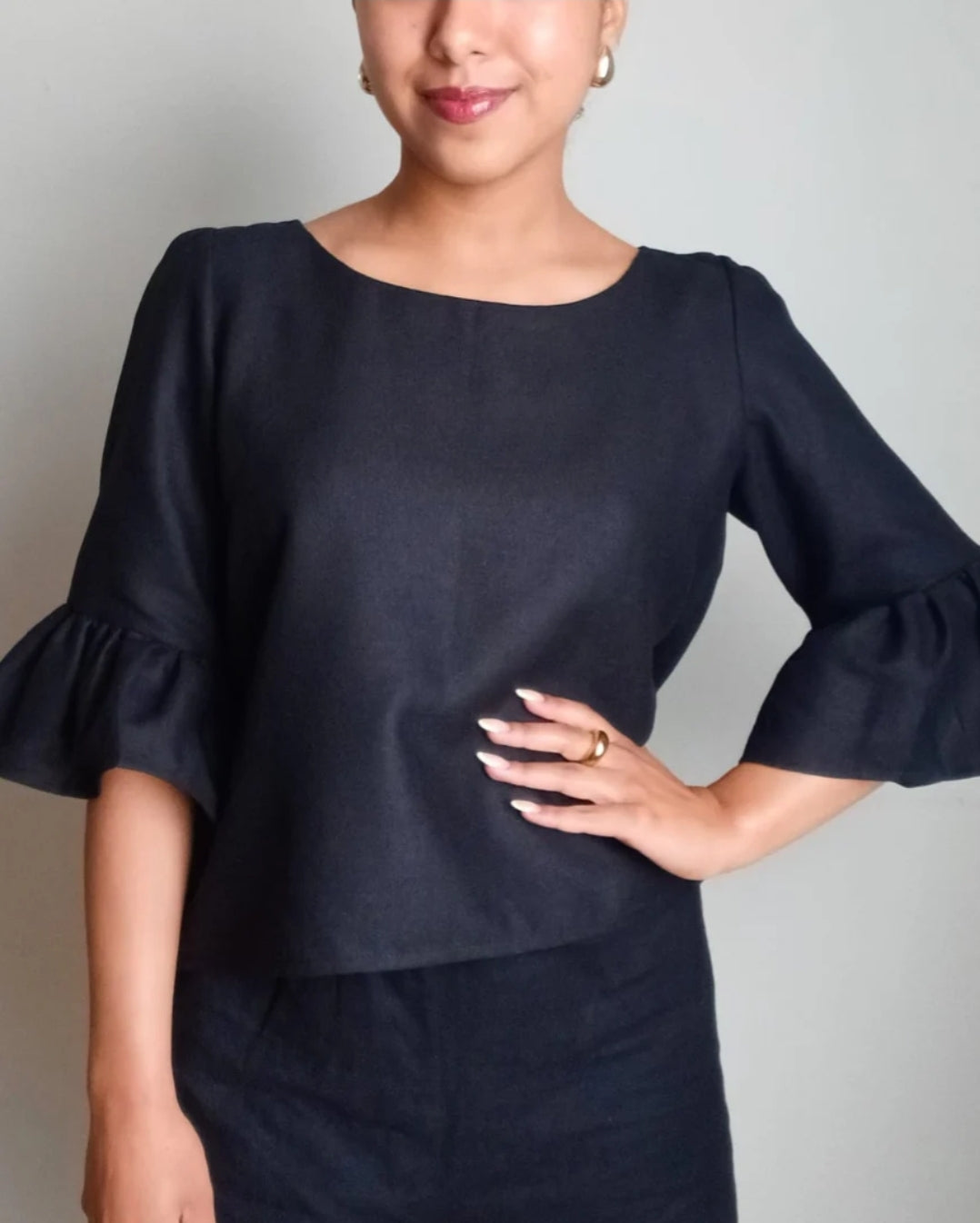 Blusa Ellie de Lino